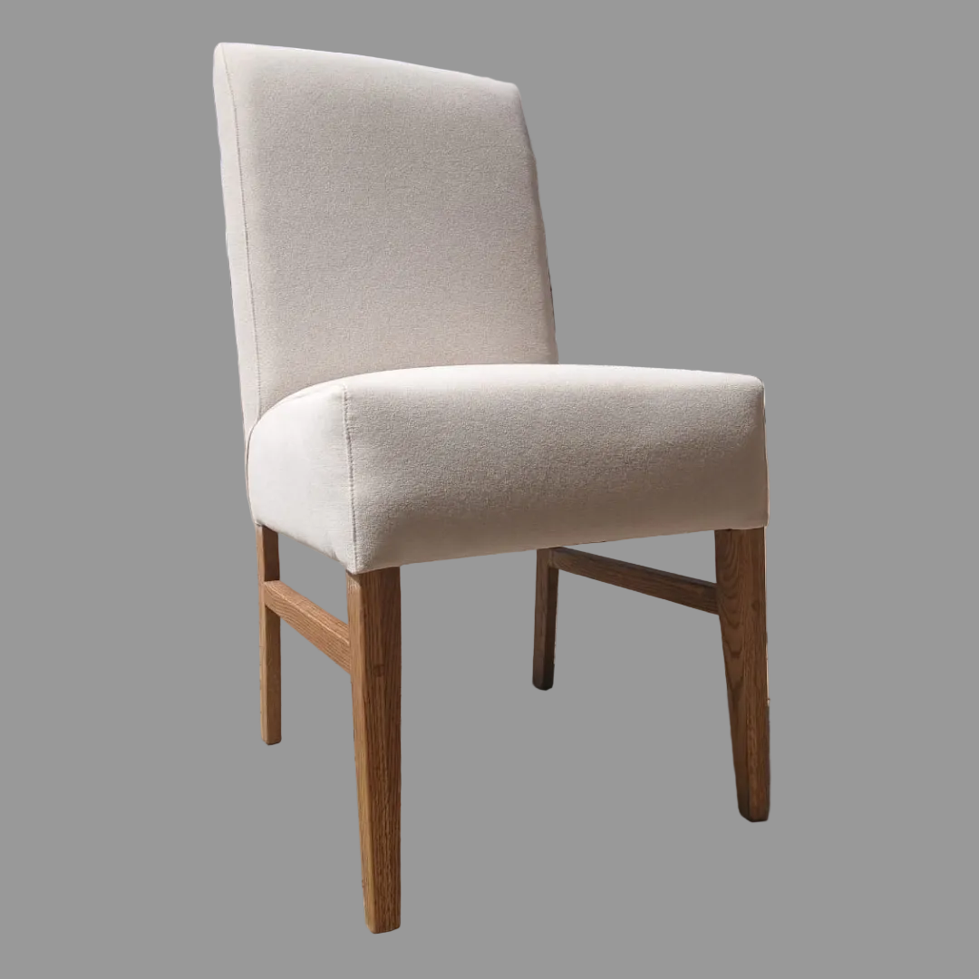 Swansea Upholstered Chair With Mercis & Floral Back.