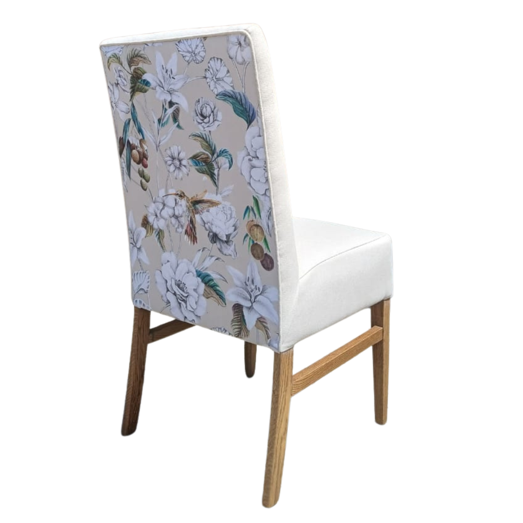 Swansea Upholstered Chair With Mercis & Floral Back