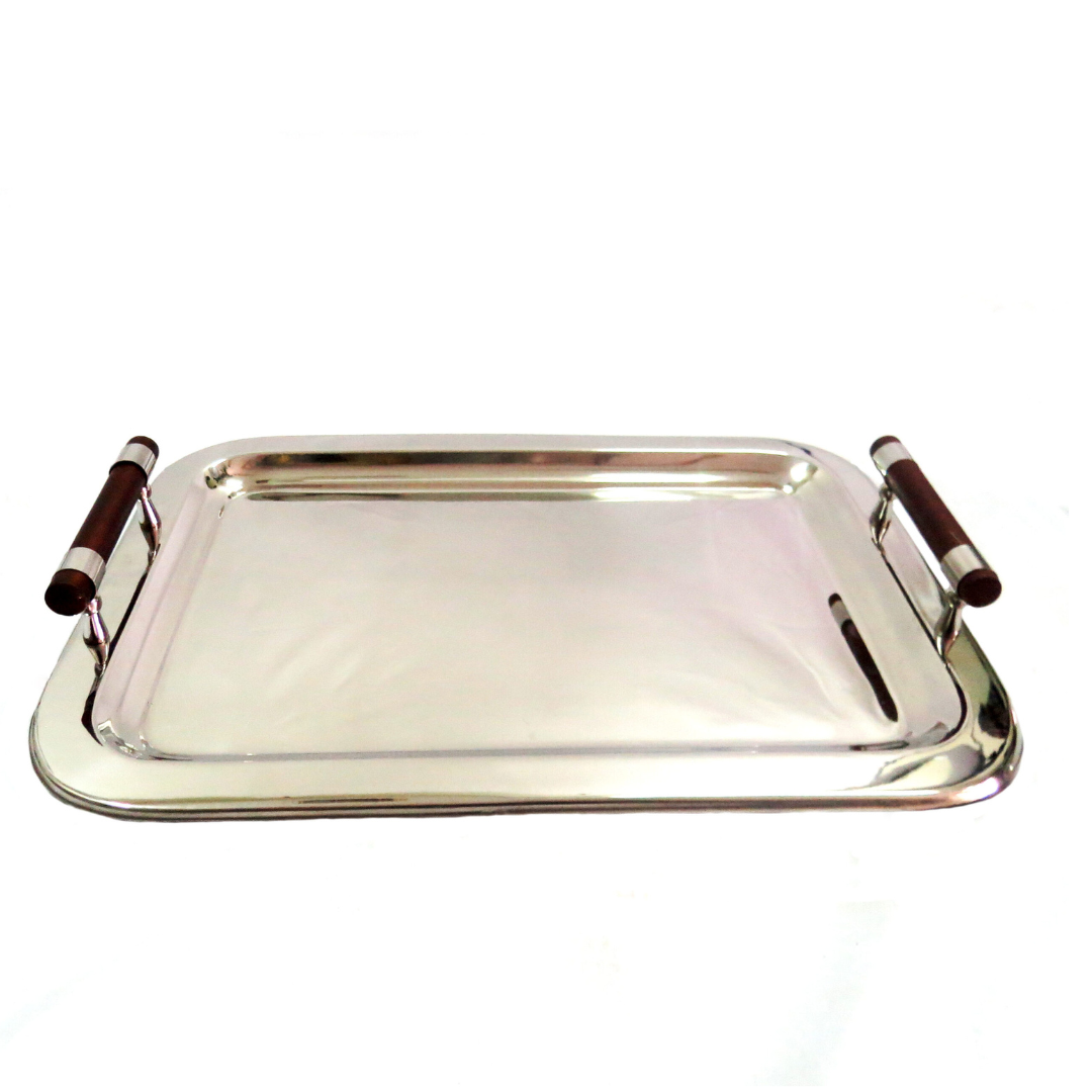 Elevate Your Serving Game with the Elevate Your Serving Game with the Trade Off Tray
Expertly crafted with mirror-polished stainless steel, this stunning tray is perfect for any occasion. The Trade Off Tray measures 56cm in length and 40cm in width, providing ample space for serving
Expertly crafted with mirror-polished stainless steel, this stunning tray is perfect for any occasion. The Trade Off Tray measures 56cm in length and 40cm in width, providing ample space for serving drinks, appetizers, and more.
