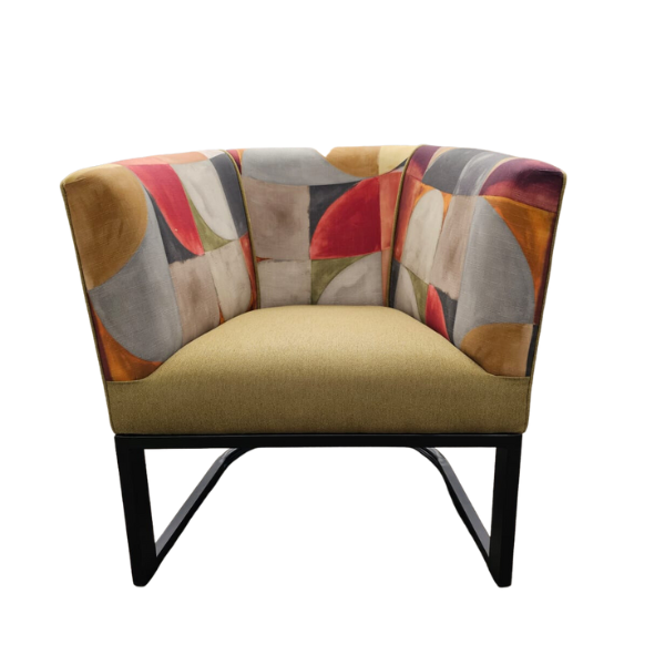 upholstered in durable Stuart Graham fabric