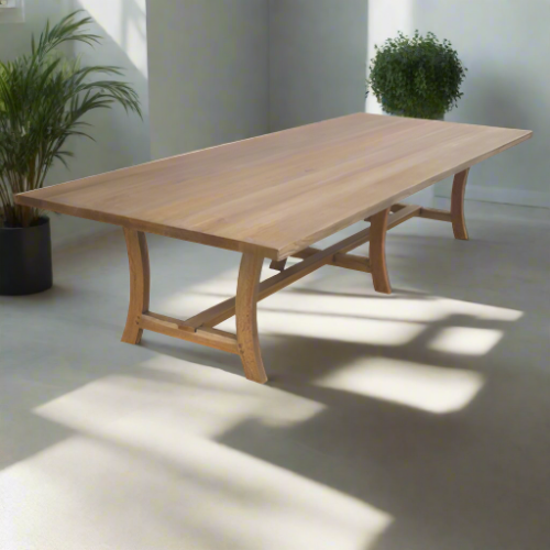 Kansas Oak leg table 3000mm x 1100mm