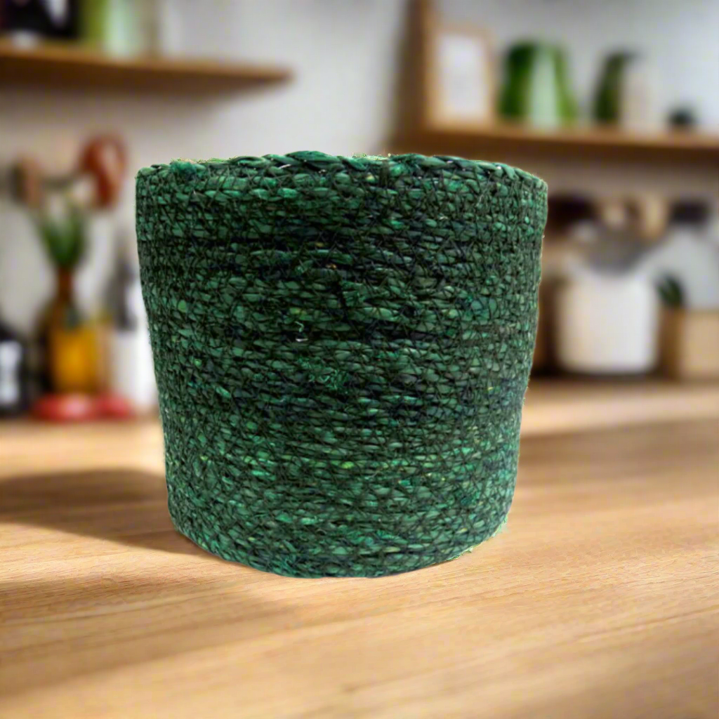 Introducing the Verti Basket
Eco-Friendly and Stylish Storage for Your Home
Bring a touch of natural elegance to your space with our beautifully crafted Verti Basket. Made from sustainable seagrass, this 17cmd x 16cmh woven basket is perfect for adding a stylish and functional storage solution to your home.