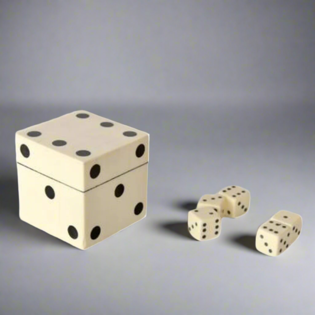 White Box with 5 Dice Game
The White Box with 5 Dice is a compact, fun, and versatile gift suitable for anyone who enjoys board games, puzzles, or simply rolling dice for entertainment. The box itself is green and measures 8 x 8 x 8cm, making it easy to store in a drawer or on a shelf. www.uniqueboys.co.za