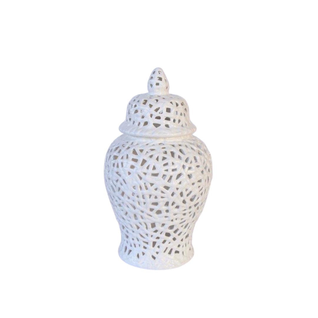 Elegant White Lattice Ginger Jar
Bring timeless sophistication to your home with this exquisite White Lattice Ginger Jar. Measuring 42x23cm, its beautifully detailed lattice design creates a stunning visual effect, while the crisp white hue adds a touch of refinement to any room.
Crafted with Precision
Made from high-quality materials, this ginger jar is a masterpiece of craftsmanship, featuring intricate lattice patterns that evoke a sense of classic elegance. unique boys 