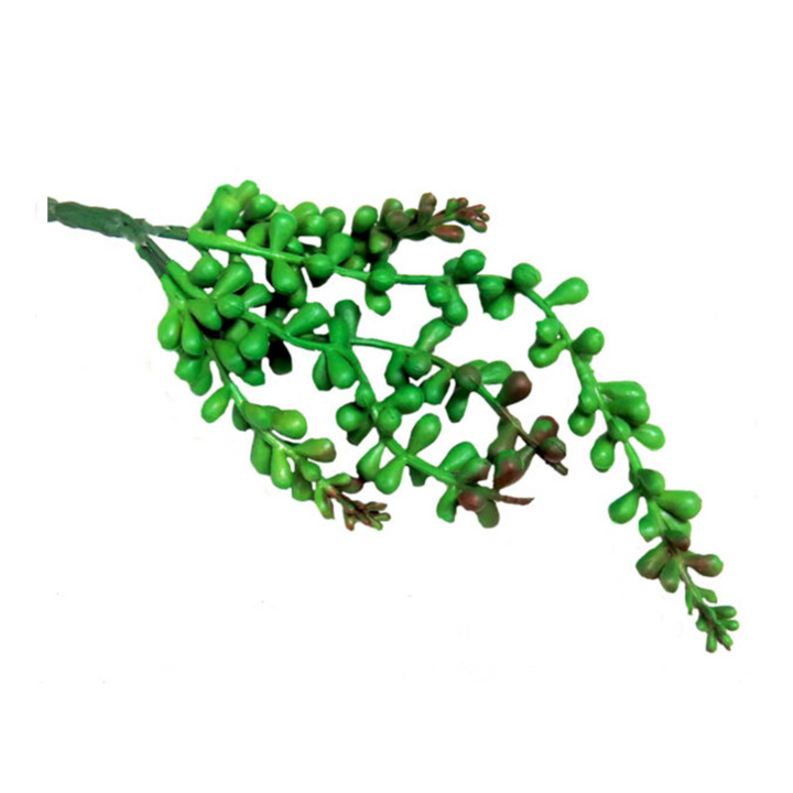 Introducing Wildberrybunch Fall
Bring the Vibrant Colors of Nature Indoors
Add a pop of color and a touch of natural beauty to your space with our stunning Wildberrybunch Fall plant. Measuring 28cm long with an 8cm stem, this artificial plant is perfect for bringing the outdoors in.