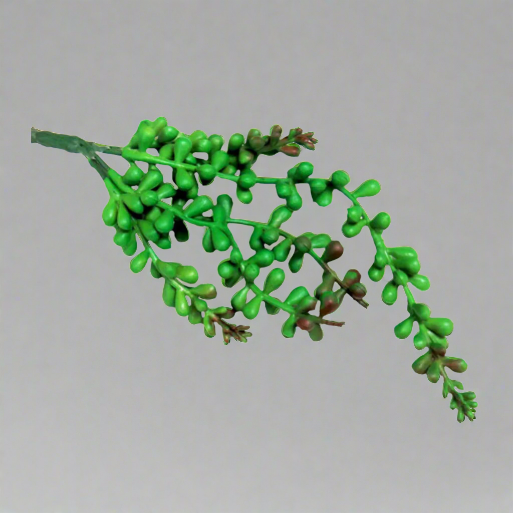 Introducing Wildberrybunch Fall
Bring the Vibrant Colors of Nature Indoors
Add a pop of color and a touch of natural beauty to your space with our stunning Wildberrybunch Fall plant. Measuring 28cm long with an 8cm stem, this artificial plant is perfect for bringing the outdoors in.