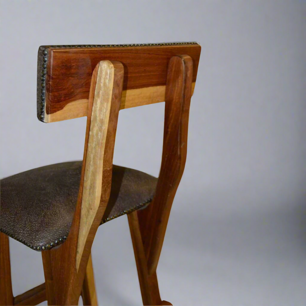 Woodlands Kiaat Classic Bar Stool Chair and Kitchen Chairs
Elevate your home or office with the stylish and comfortable Woodlands Kiaat Classic Bar Stool Chair and kitchen chairs. Crafted with high-quality Kiaat wood and luxurious leather upholstery, these chairs are designed to provide durable comfort and sophistication. Unique Boys