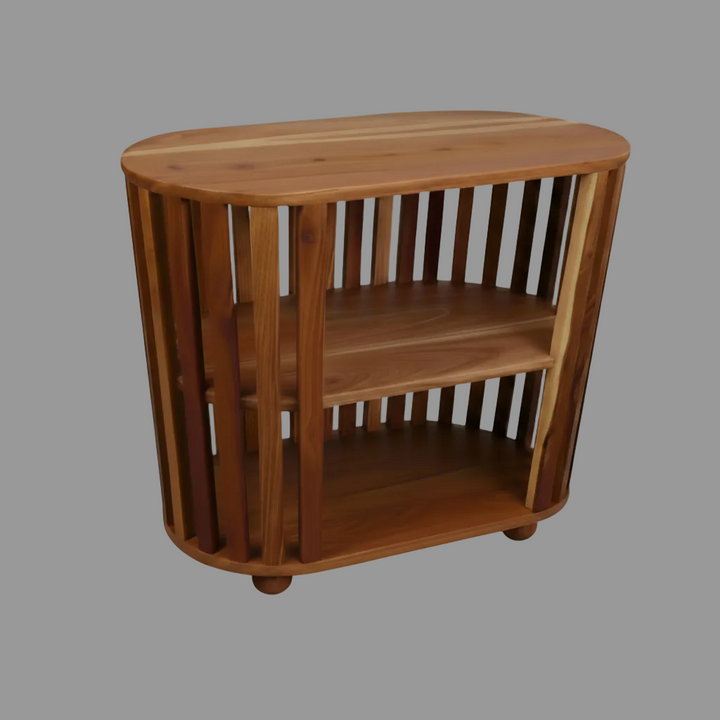 York Slatted Kiaat Table
Elevate Your Bedroom with Style and Functionality
Introducing our sleek Slatted Kiaat Table, expertly crafted with high-quality sealants and finishes. Perfect for any bedroom, its compact dimensions (800L x 630D)