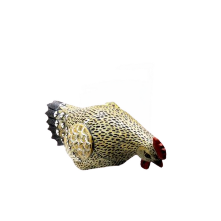 Product Description: Zazu Hen
Bring a touch of the outdoors into your home with the beautiful Zazu Hen. This stunning decorative piece is perfect for adding a natural and elegant touch to any room, whether traditional or modern.

