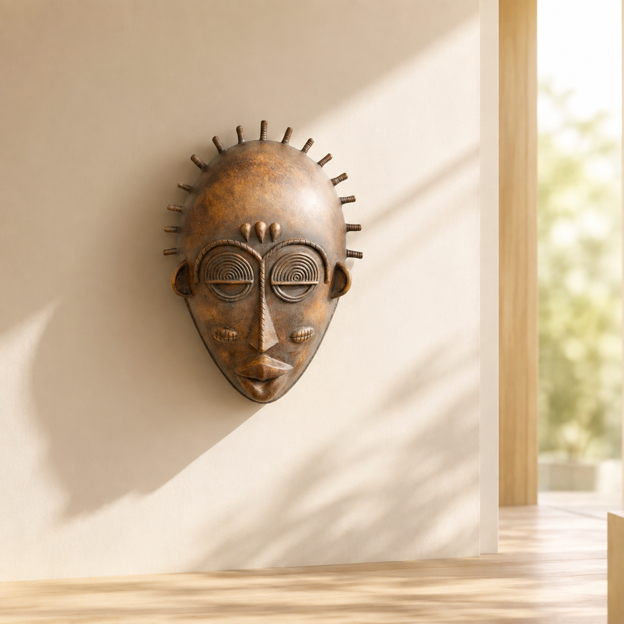 AFRICAN WALL MASK 39X28CM lifestyle view
