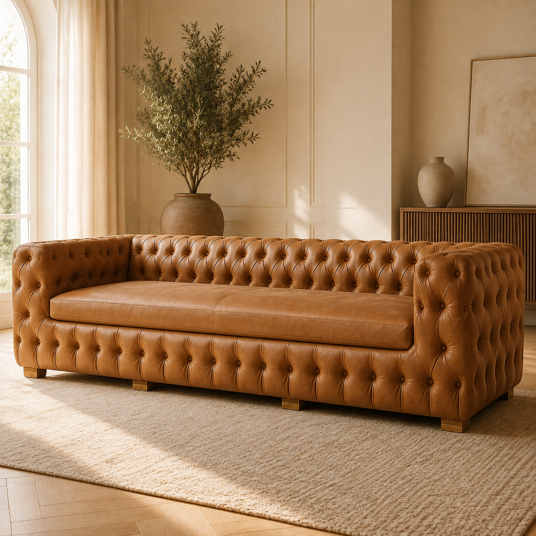 Alaska Fully Buttoned  Couch - luxury lifestyle