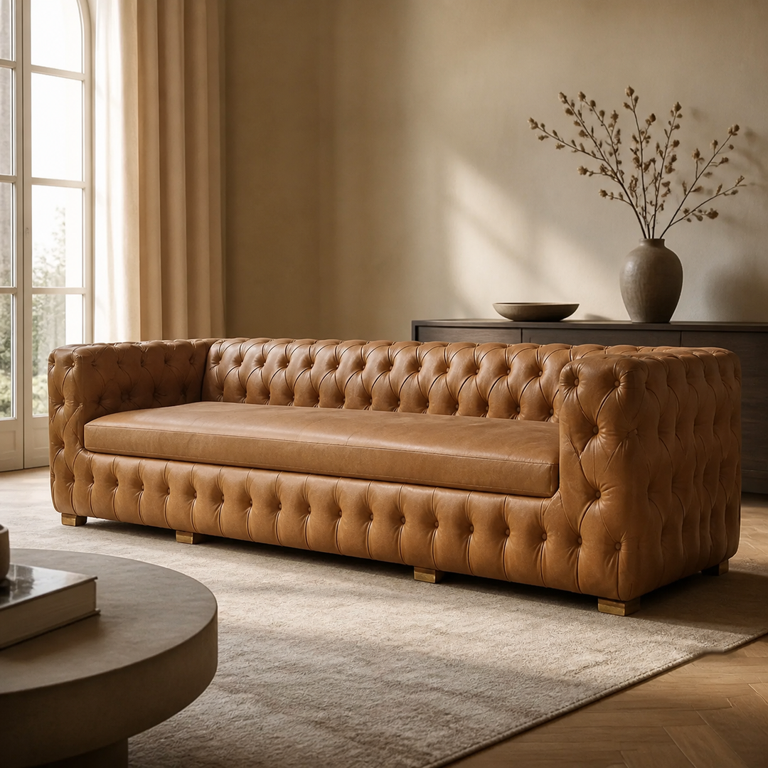 Alaska Fully Buttoned  Couch - luxury lifestyle