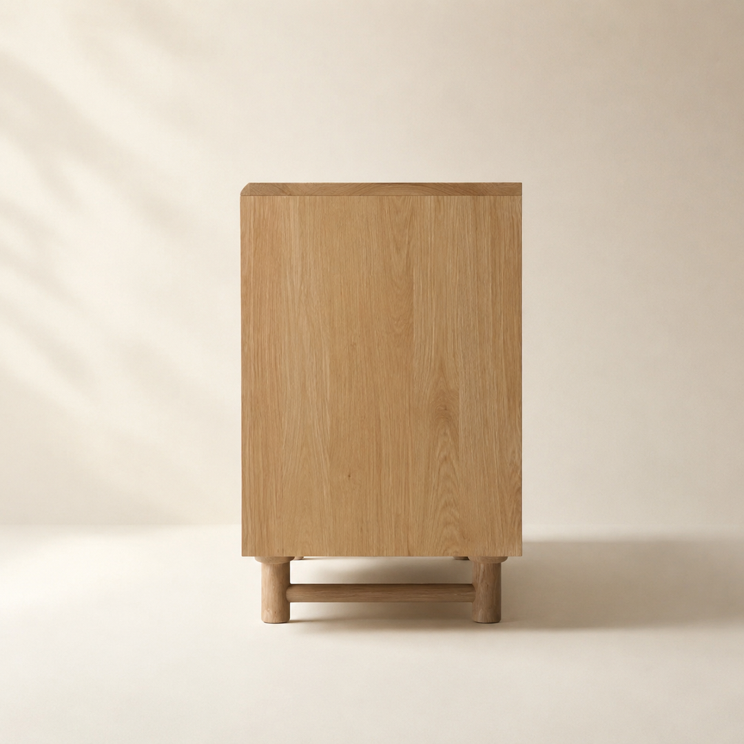 Alexandria Oak server — side profile
