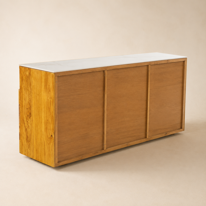 Arizona Oak Server — rear angle