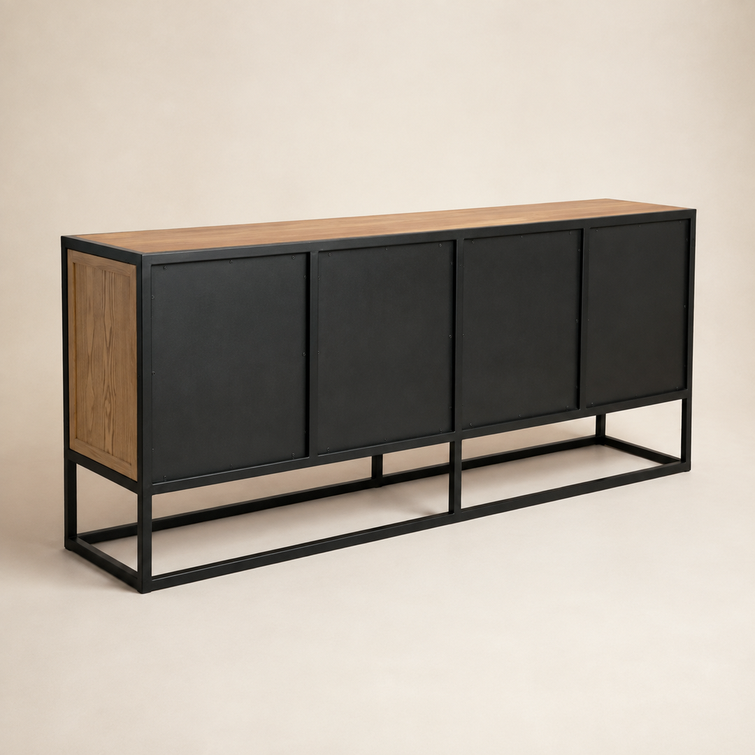 Ascend Modern design server — rear angle