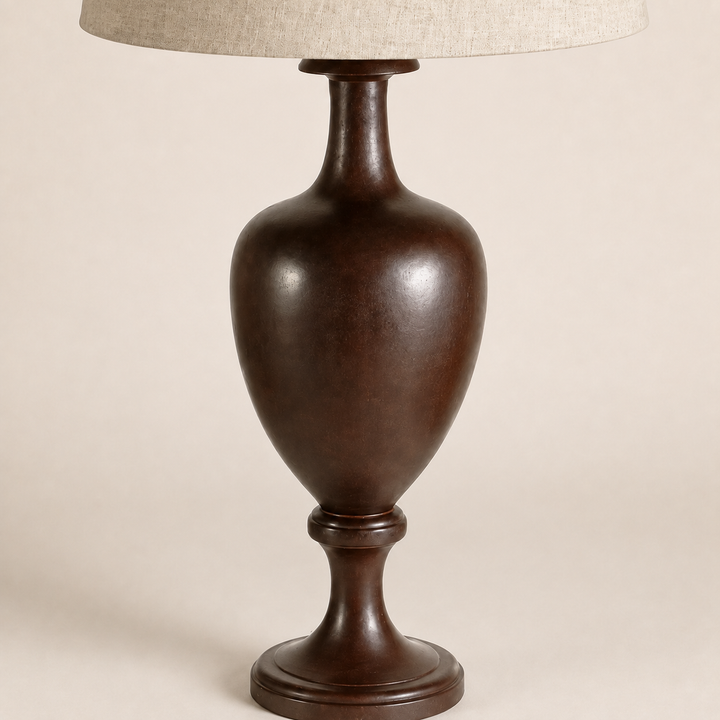 Atmosphere Table Lamp handcrafted brown resin detail | Unique Boys