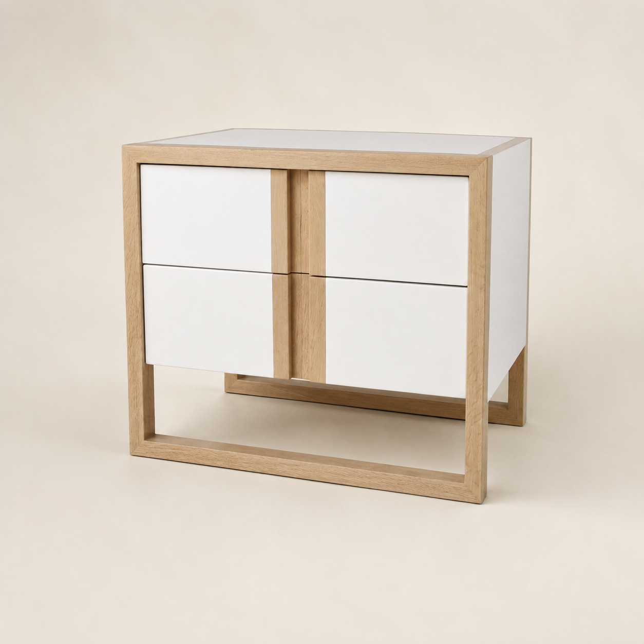 Berger White MDF Pedestal — main product view