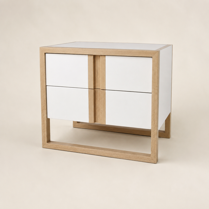 Berger White MDF Pedestal — main product view