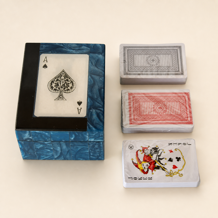 Blue &amp; black triple cardbox - catalogue