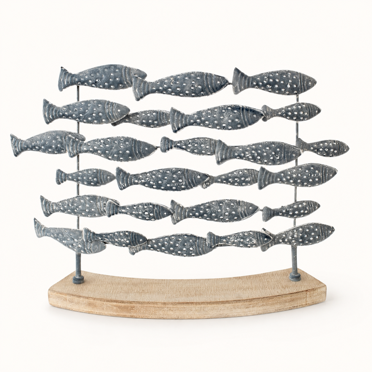 Blue Swimming Fish Ornament — catalogue product image