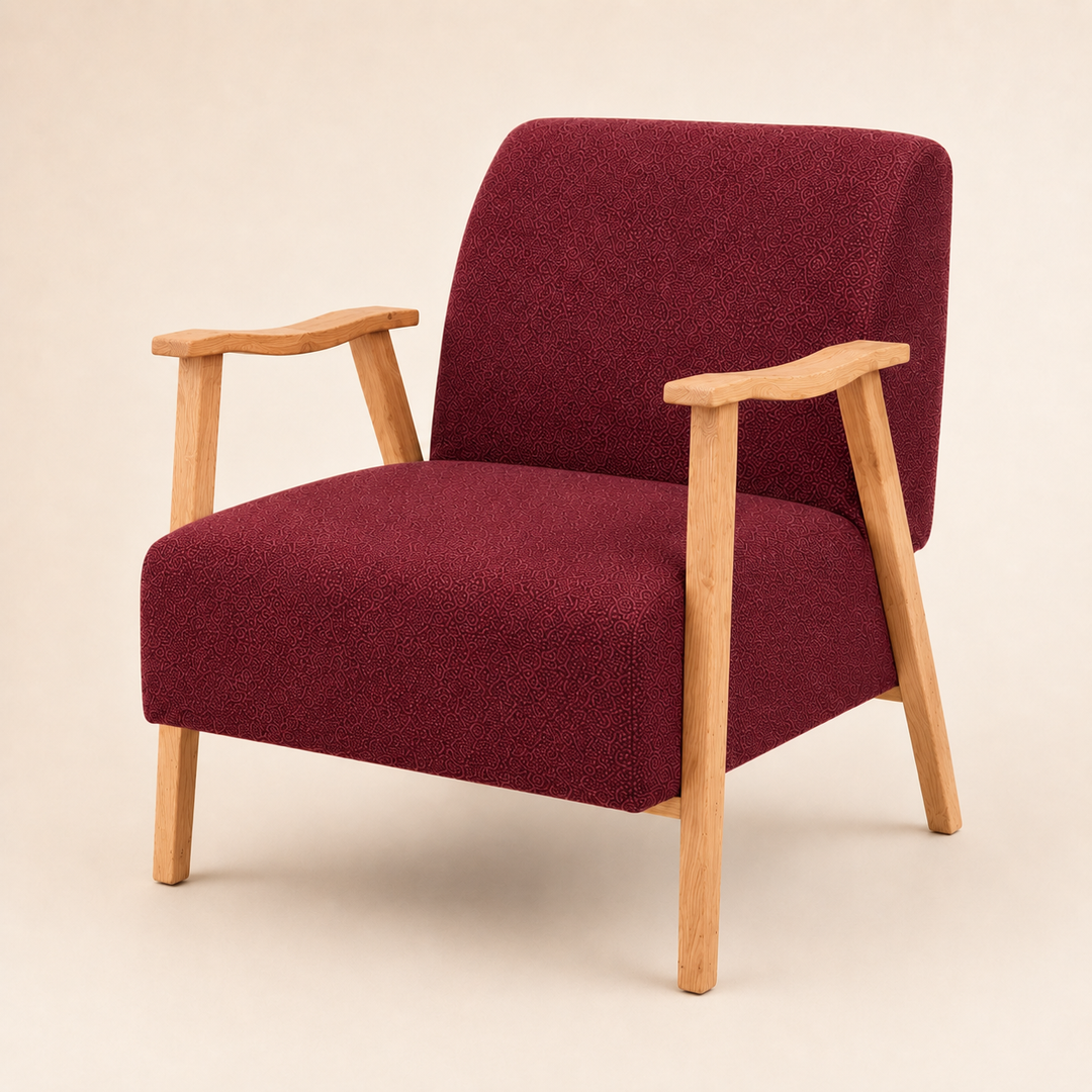 Bordeaux Occasional Chair - opposite three-quarter view