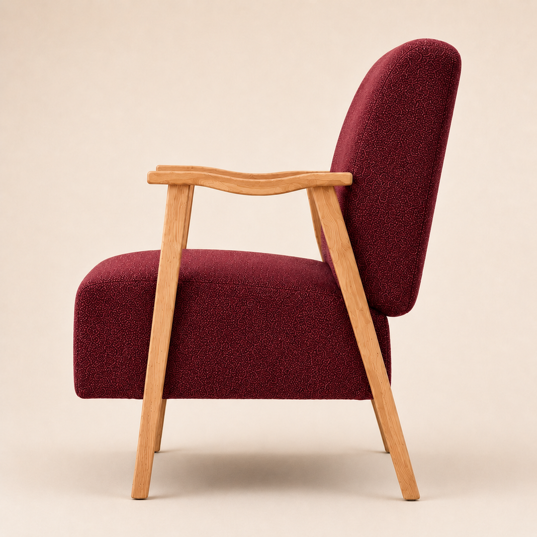 Bordeaux Occasional Chair - side profile