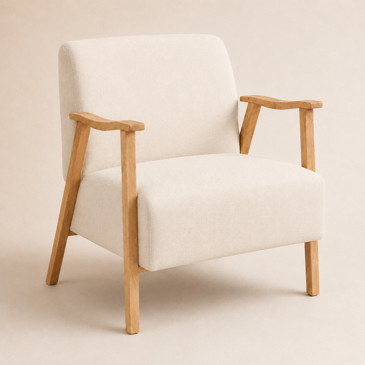 Bordeaux Occasional Chair - Mercis Linen Fabric - main product view