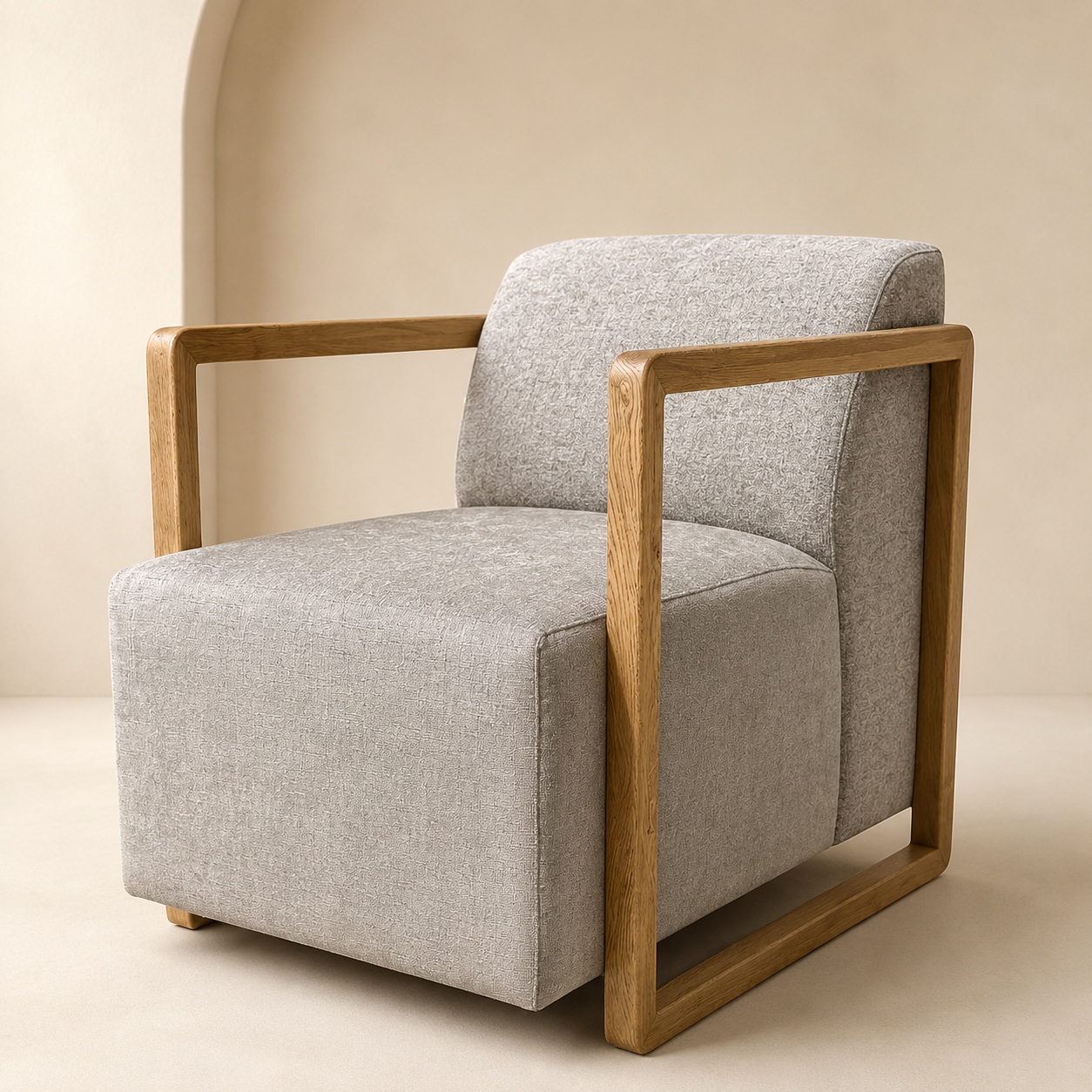 Boston Accent Occasional Chair Oak - main product view