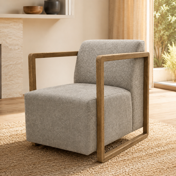 Boston Accent Occasional Chair Oak - luxury lifestyle