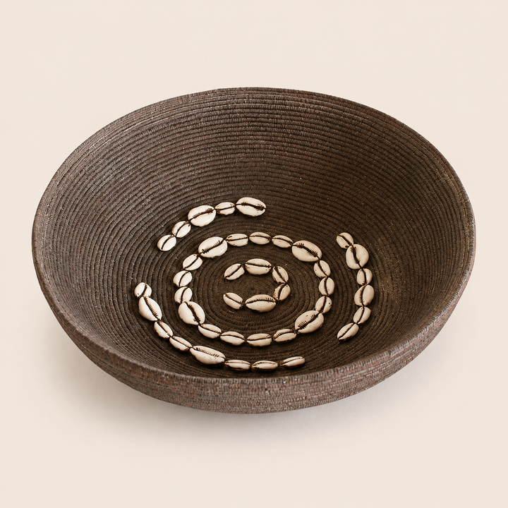 BOWL WITH COWRIE SHELLS DESIGN 12X36.5CM catalogue view