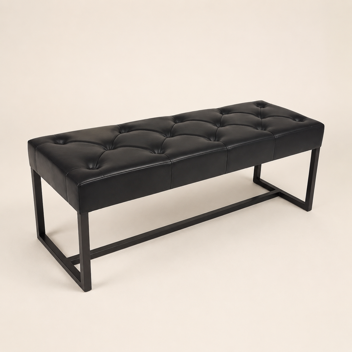 Brooklyn Ottoman deep button mercis leather mania — main product view