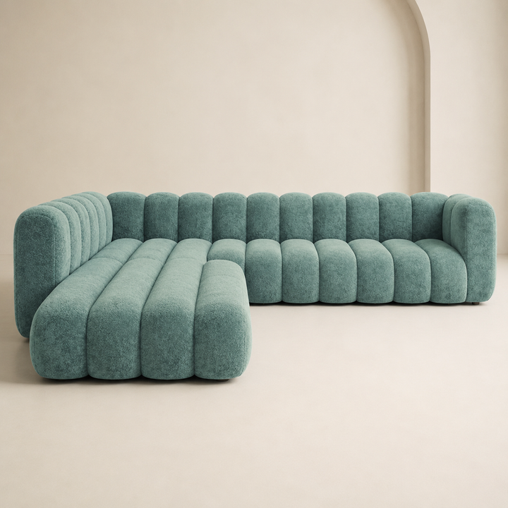 Bubble Scuba L Shape Couch 3000mm x 2000mm - side profile