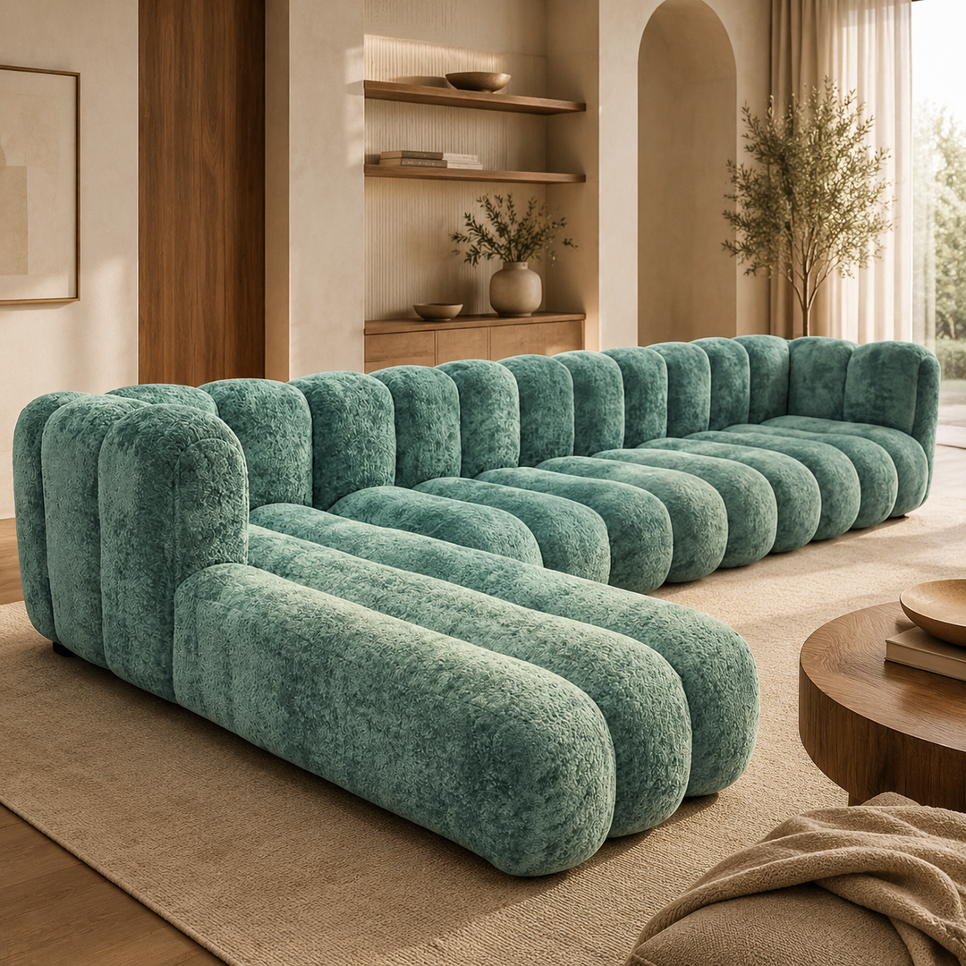 Bubble Scuba L Shape Couch 3000mm x 2000mm - luxury lifestyle