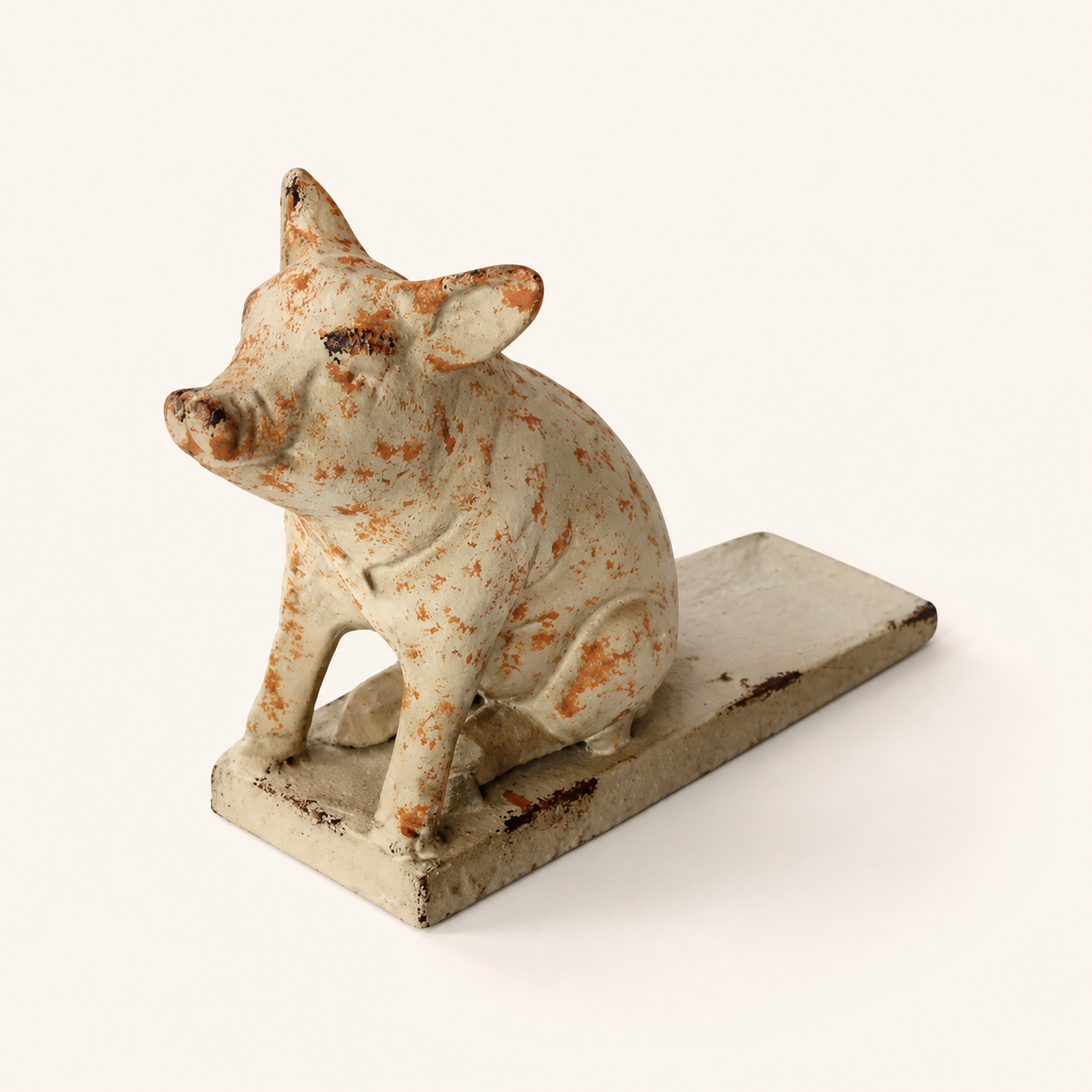 Cast iron pig door stopper - catalogue