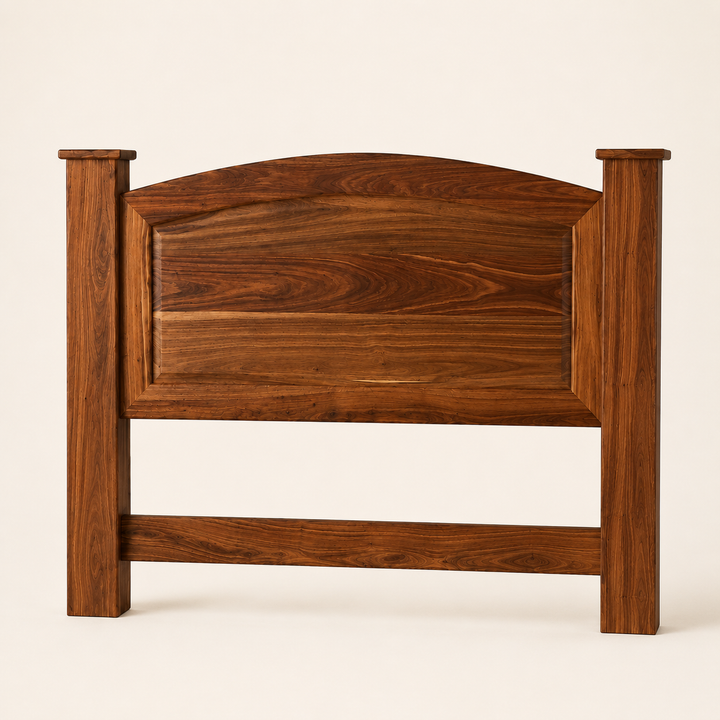 Classic All-Brown Kiaat Headboard - main product view