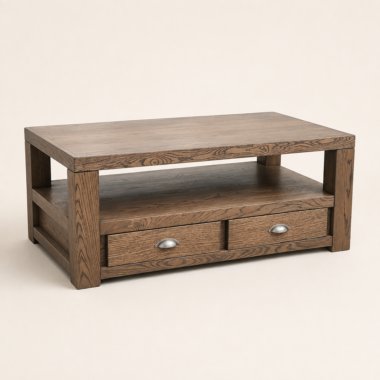 Classic Red Oak Coffee Table — main product view