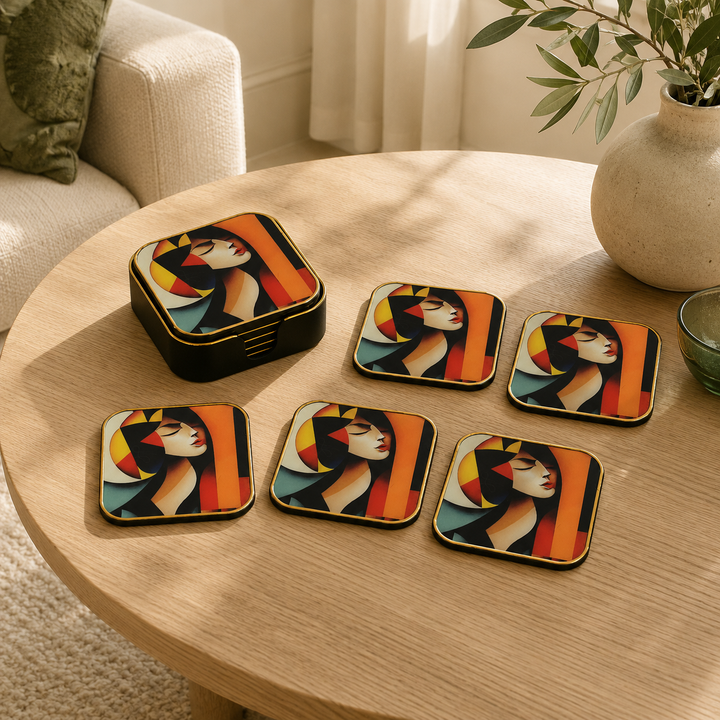 COASTER SQUARE SERENITY S/6 lifestyle view