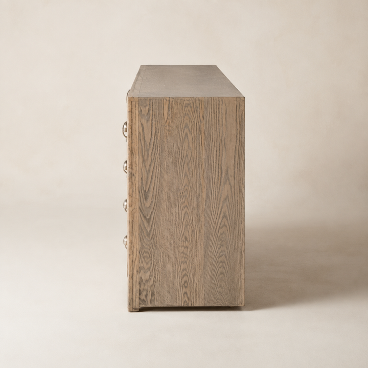 Deluxe Oak Server — side profile
