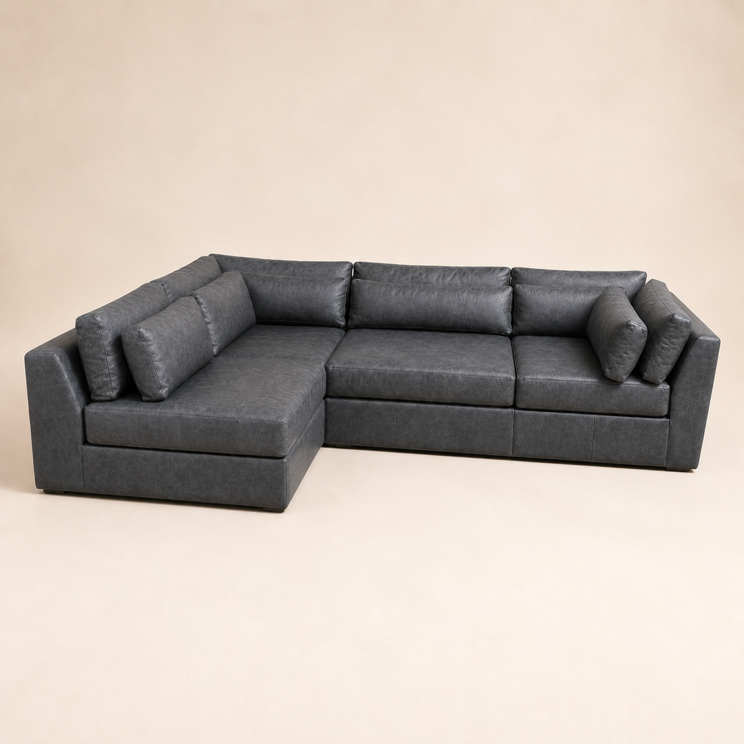 Double-Cushion Daybed Corner Couch 3000x3000x1200mm - main product view
