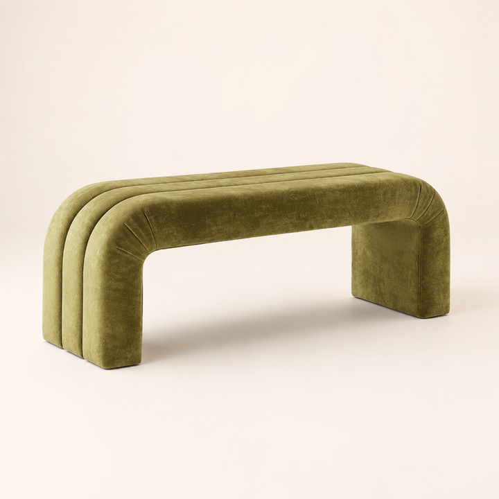 Ember Bench Ottoman — rear angle