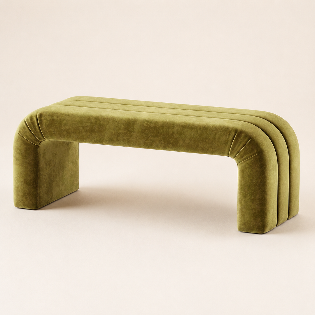 Ember Bench Ottoman — craftsmanship detail