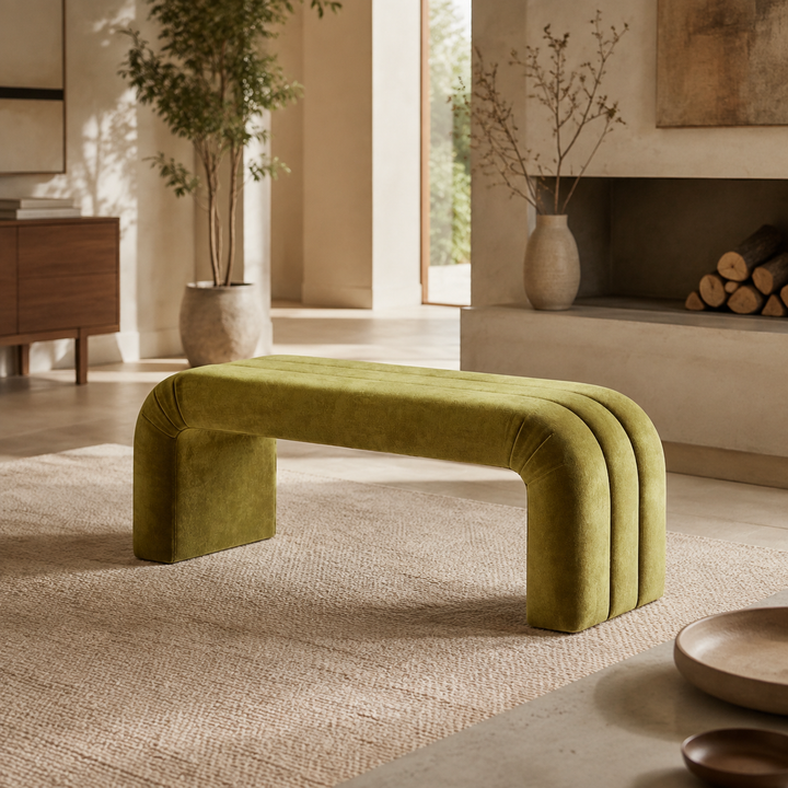 Ember Bench Ottoman — luxury lifestyle