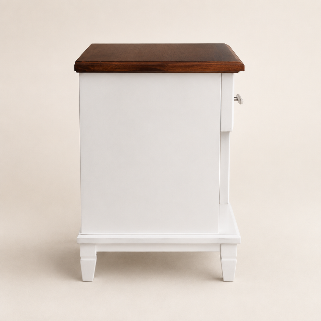 Farm Style Kiaat Pedestal — side profile