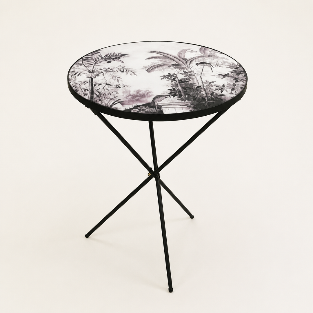 Glass table folding palm - catalogue
