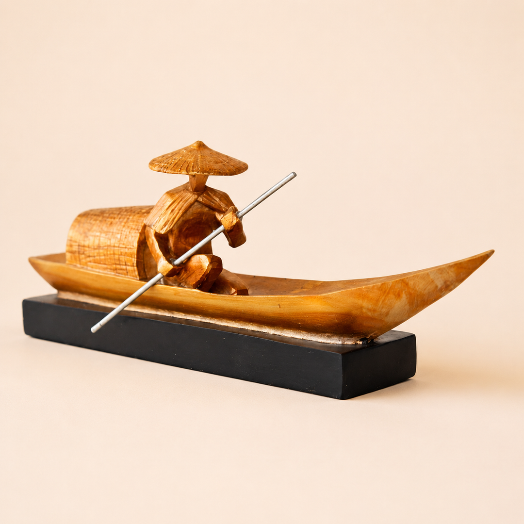 GOLD CHINESE JUNK 12X32X6CM catalogue view