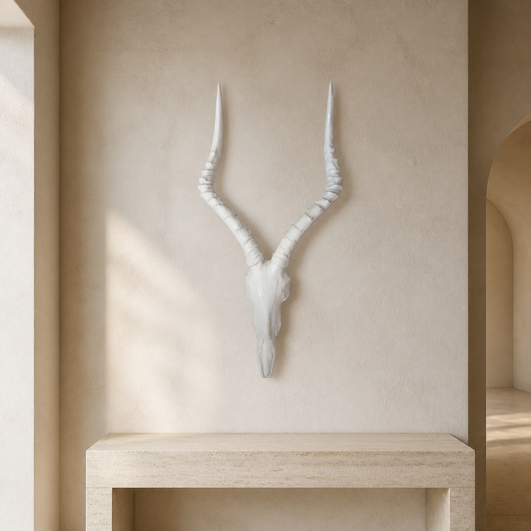 Impala Resin Cement Head — luxury lifestyle image