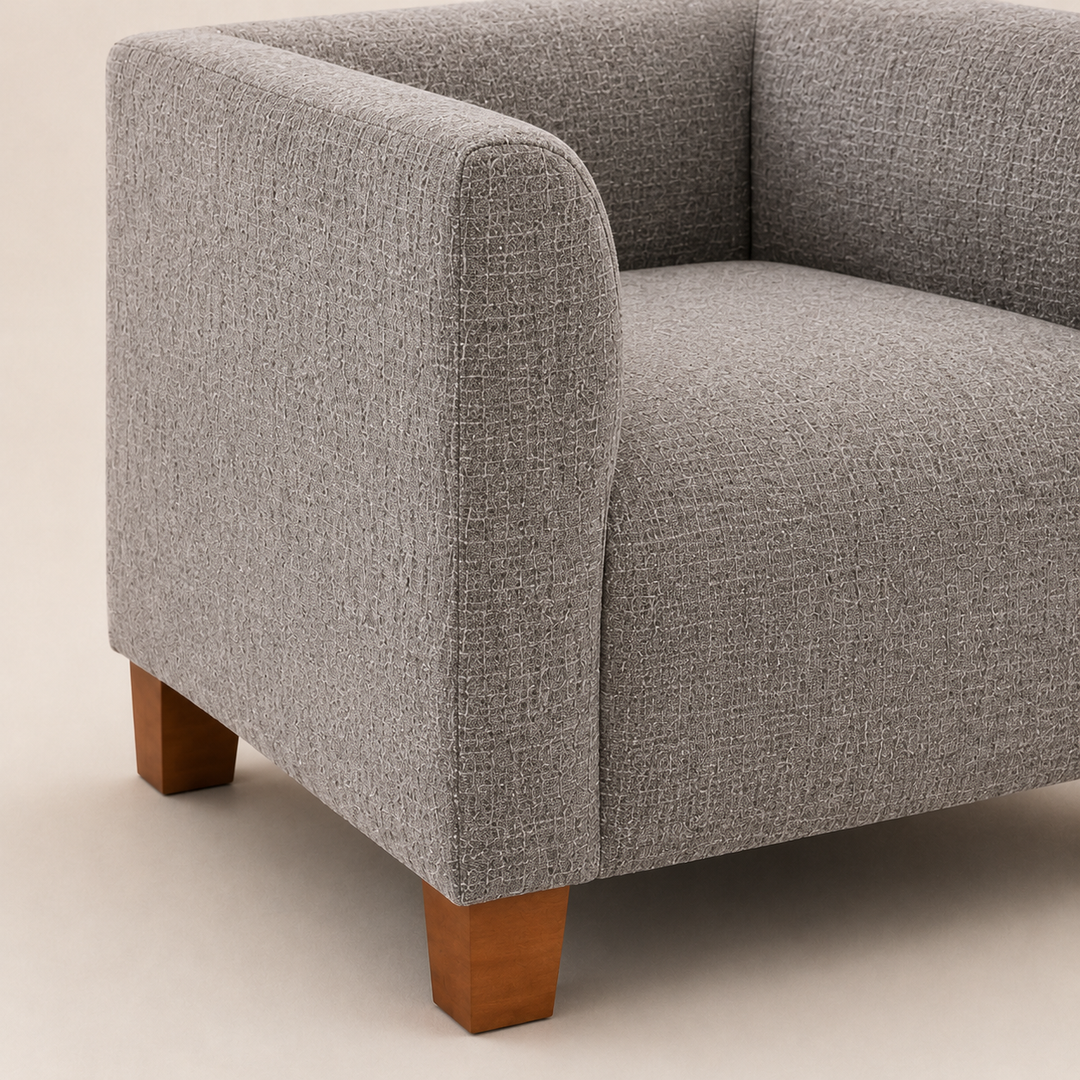 King John Occasional Chair With Fabric - craftsmanship detail