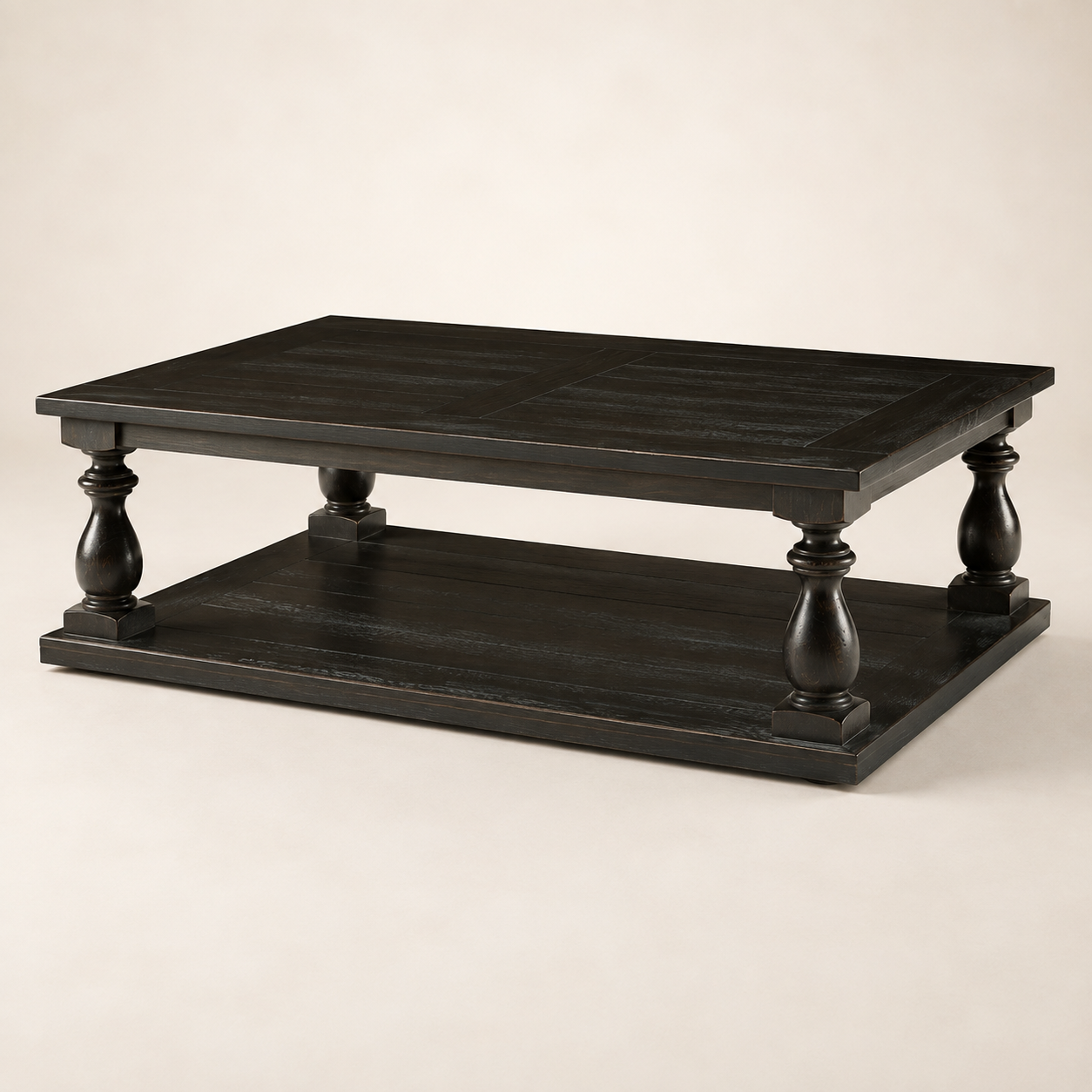 La Rochelle Ash Coffee Table 1200x800x500mm — opposite three-quarter view