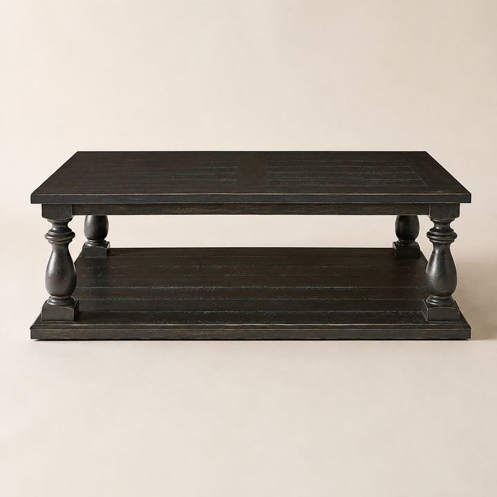 La Rochelle Ash Coffee Table 1200x800x500mm — side profile