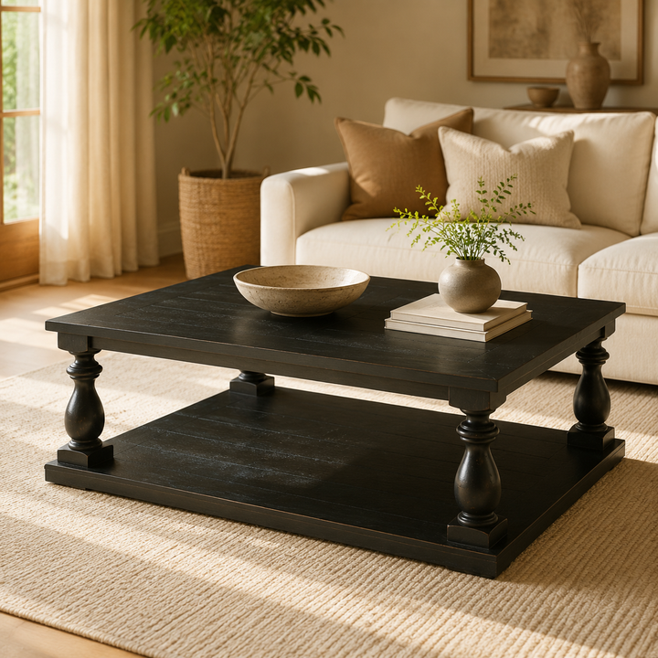 La Rochelle Ash Coffee Table 1200x800x500mm — luxury lifestyle